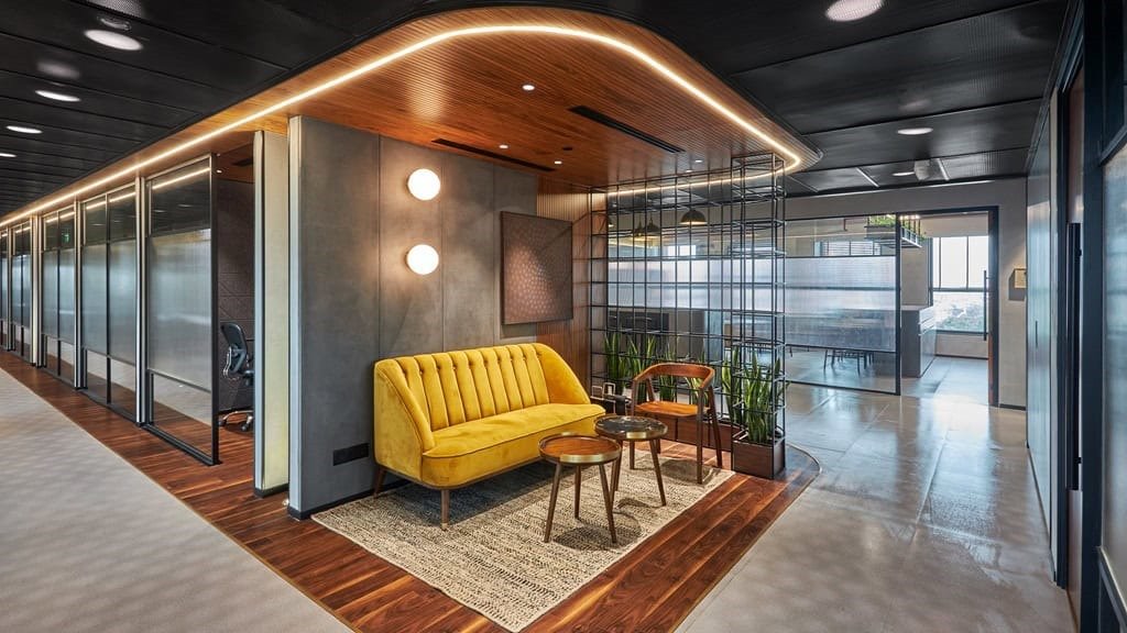 office space designed by aureo deisgns